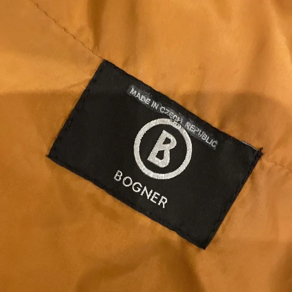 Bogner black down jacket